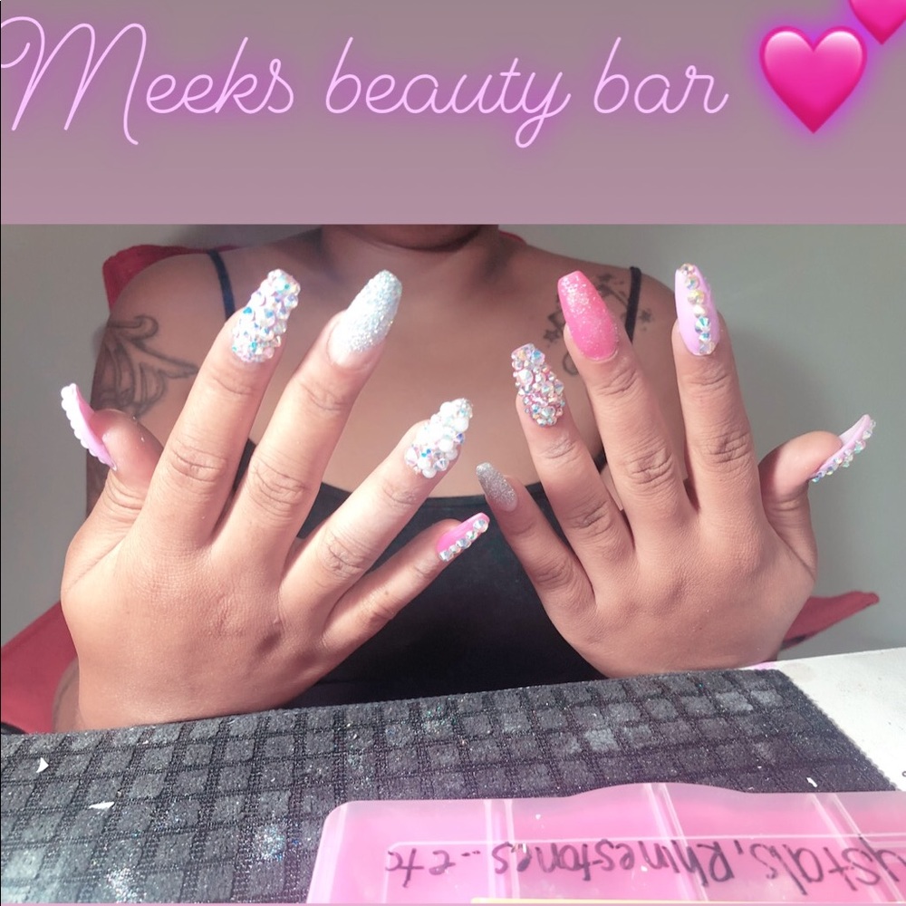 Hair, nail and lash services.